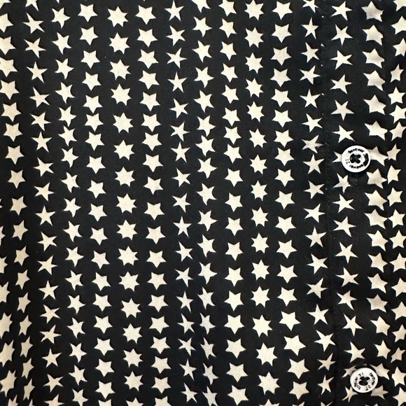F21 Women's Button Up Shirt with Star Design - Picture 2 of 2